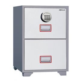 Картотечный сейф Diplomat DFC2000E, DFC - вариант: 2 ящика, DFC - исполнение: Стандартный, DFC - запирание: 1 эл. замок, DFC - оборудование: Под А4