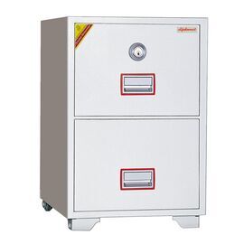 Картотечный сейф Diplomat DFC2000, DFC - вариант: 2 ящика, DFC - исполнение: Стандартный, DFC - запирание: 1 кл. замок, DFC - оборудование: Под А4