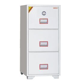 Картотечный сейф Diplomat DFC3000, DFC - вариант: 3 ящика, DFC - исполнение: Стандартный, DFC - запирание: 1 кл. замок, DFC - оборудование: Под А4