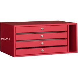 Ювелирный модуль на 4 ящика (red)