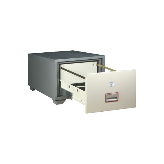 Картотечный сейф Diplomat DFC1000, DFC - вариант: 1 ящик, DFC - исполнение: Стандартный, DFC - запирание: 1 кл. замок, DFC - оборудование: Под А4