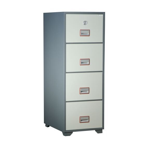 Картотечный сейф Diplomat DFC4000, DFC - вариант: 4 ящика, DFC - исполнение: Стандартный, DFC - запирание: 1 кл. замок, DFC - оборудование: Под А4