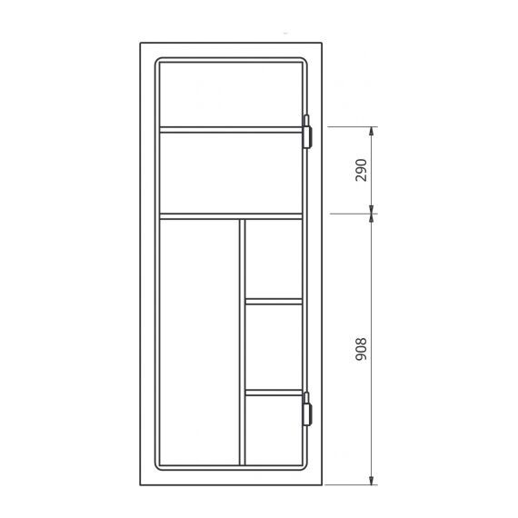 Сейф Winchester Legend 6024 bordo