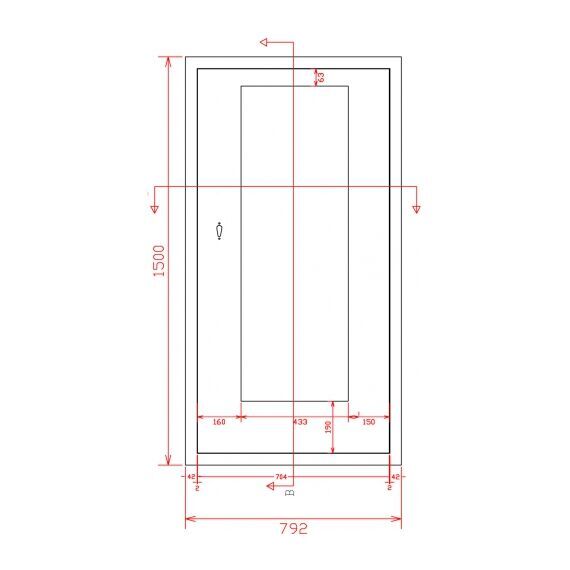 Оружейный сейф Bordogna Argos 200, Вариант исполнения: Нац. орех