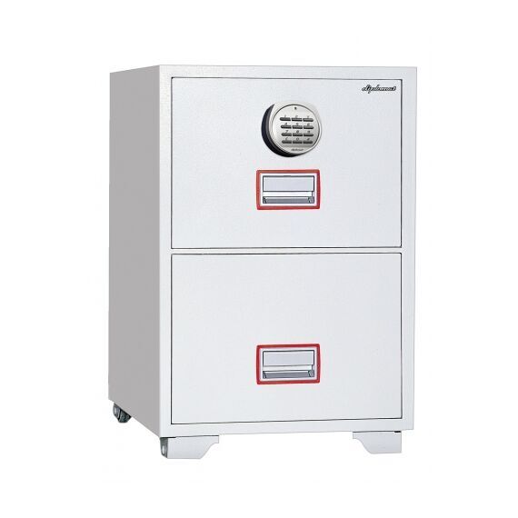 Картотечный сейф Diplomat DFC2000 D2E, DFC - вариант: 2 ящика, DFC - исполнение: Стандартный, DFC - запирание: 1 эл. замок, DFC - оборудование: С 2 доп. ящиками