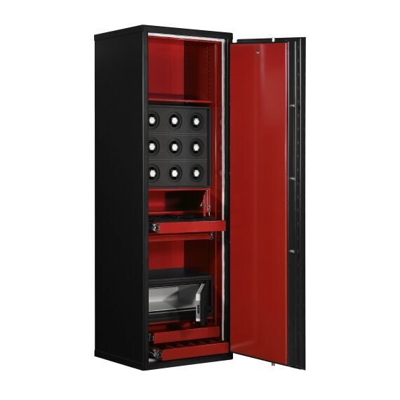 Специальная версия сейфа KASO PTK E3 350, Версия PTK: Чёрный электронный с интерьером