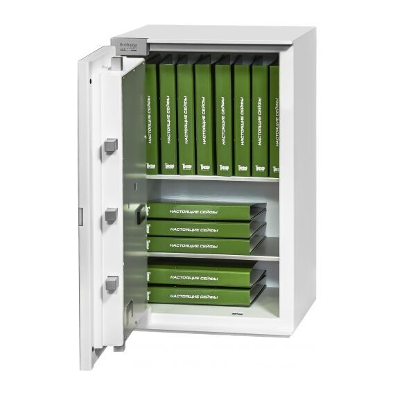 Личный сейф Brixia 4 white левосторонний, Вариант исполнения: Белый левосторонний