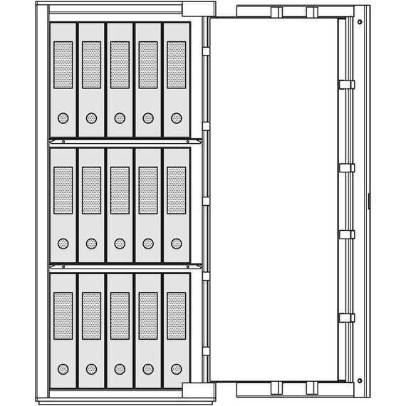Сейф Brixia 6, Вариант исполнения: Чёрный
