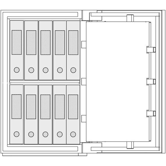 Сейф Brixia TRE 4, Вариант исполнения: Чёрный