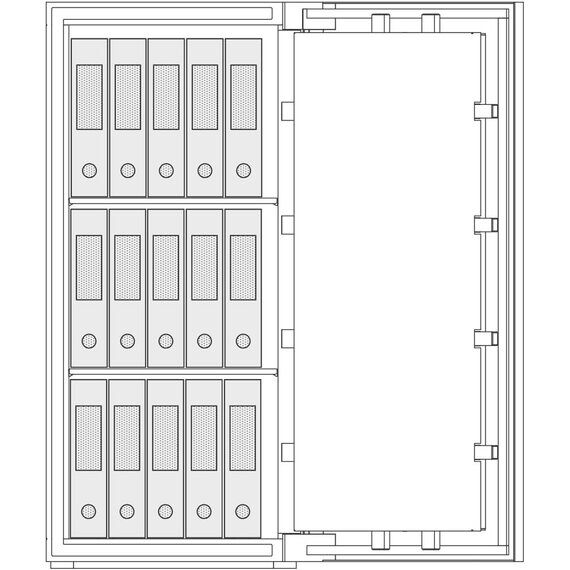Сейф Brixia TRE 6, Вариант исполнения: Чёрный