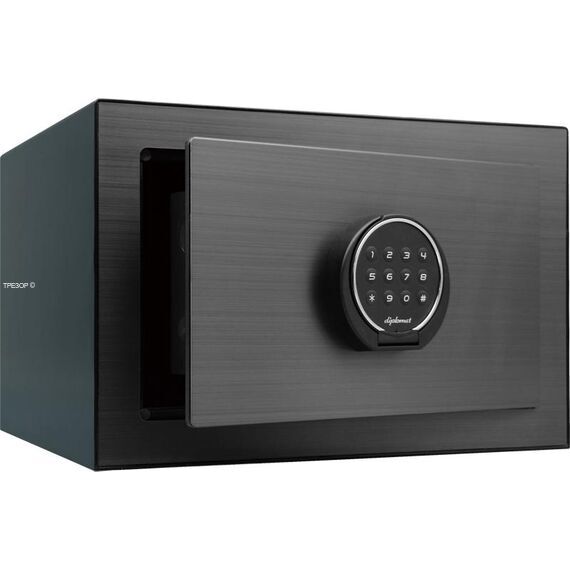 Компактный личный сейф Diplomat Combi 5 "Чёрный титан", Цвет: Чёрный титан