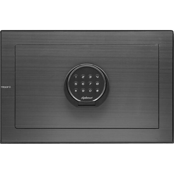 Компактный личный сейф Diplomat Combi 5 "Чёрный титан", Цвет: Чёрный титан