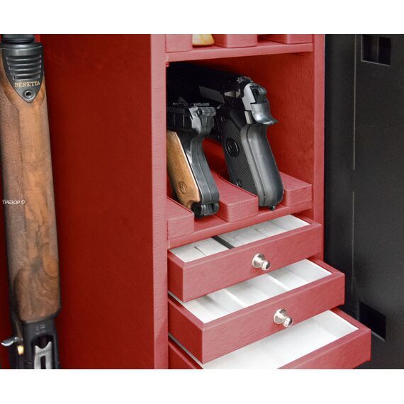 Сейф Brixia 8 белый премиум оружейный, Вариант исполнения: Белый оружейный премиум