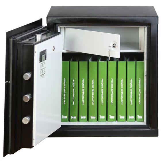 Сейф Kaso PTK E3 308BLE, Версия PTK: Чёрный левосторонний электронный