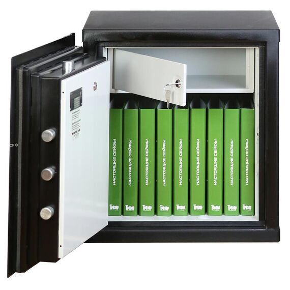 Сейф Kaso PTK E3 308BLE, Версия PTK: Чёрный левосторонний электронный