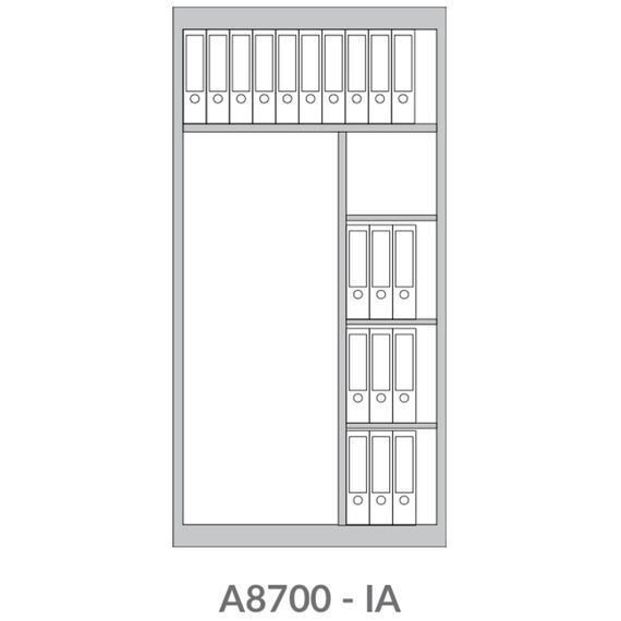 Архивный сейф (шкаф) Bordogna A8700, Вариант исполнения: Ключевой