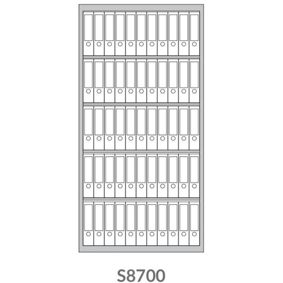 Архивный сейф (шкаф) Bordogna S8700, Вариант исполнения: Ключевой