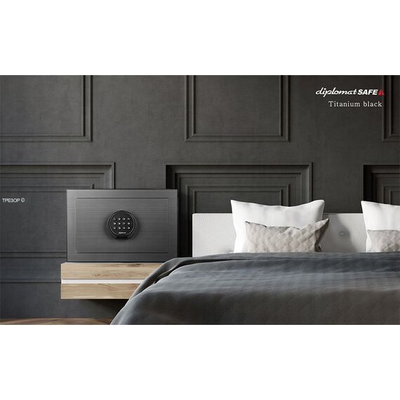 Компактный личный сейф Diplomat Combi 5 "Чёрный титан", Цвет: Чёрный титан