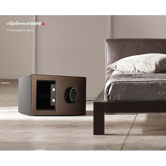 Компактный личный сейф Diplomat Combi 5 "Золотое шампанское", Цвет: Золотое шампанское