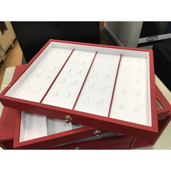 Ювелирный модуль на 4 ящика (red)