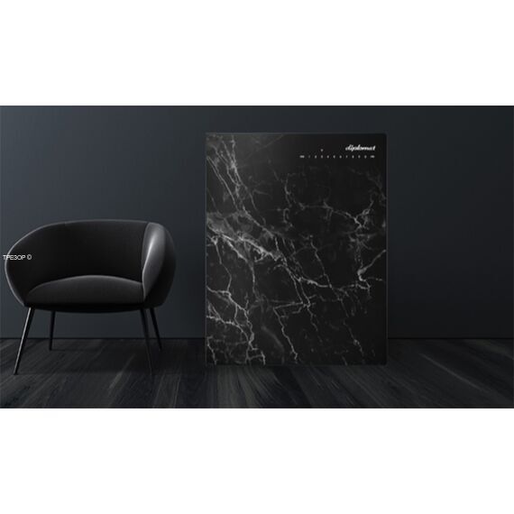 Огнестойкий сейф Diplomat iStella S500 Marble Black, Вариант исполнения: Чёрный мрамор