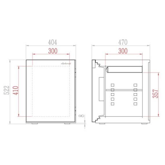Огнестойкий сейф Diplomat iStella S500 Black, Вариант исполнения: Чёрный