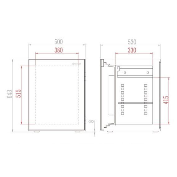 Огнестойкий сейф Diplomat iStella S700 White, Вариант исполнения: Белый