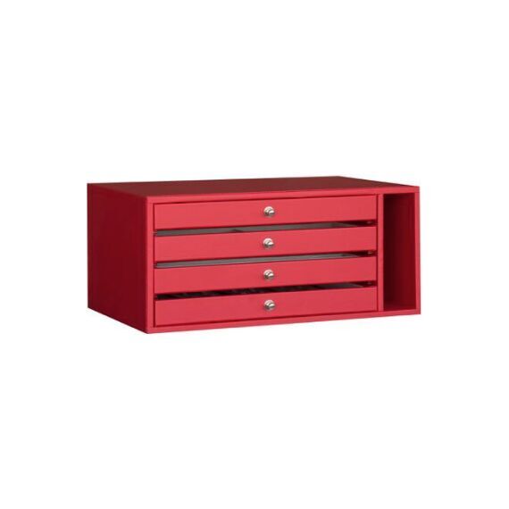 Ювелирный модуль на 4 ящика (red)