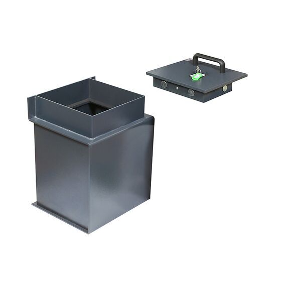 Встраиваемый в пол сейф P01 Floor, Вариант исполнения: Ключевой