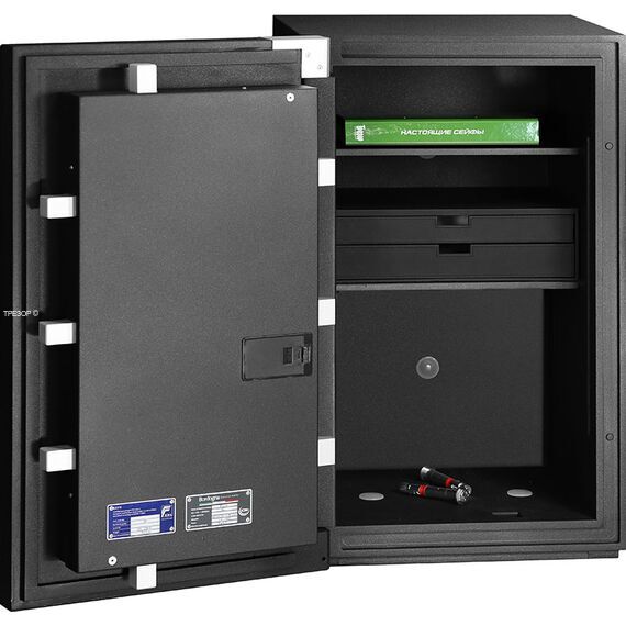 Огневзломостойкий сейф Bordogna Brixia TRE 4 левосторонний, Вариант исполнения: Чёрный левосторонний