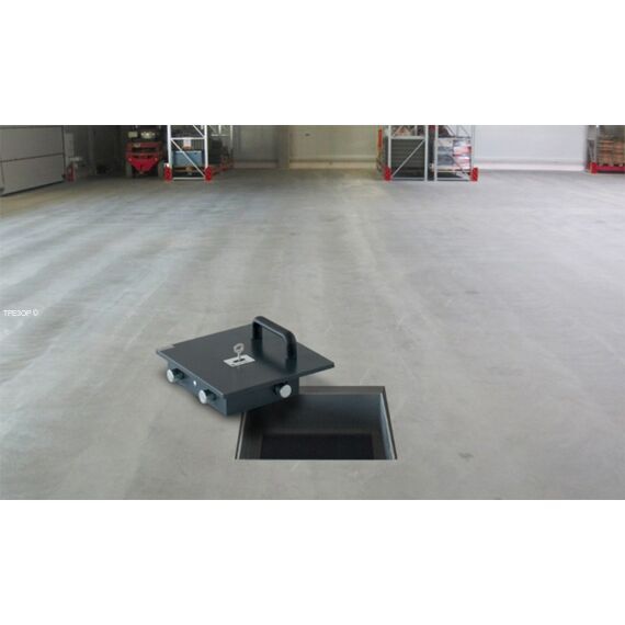 Встраиваемый в пол сейф P01 Floor, Вариант исполнения: Ключевой