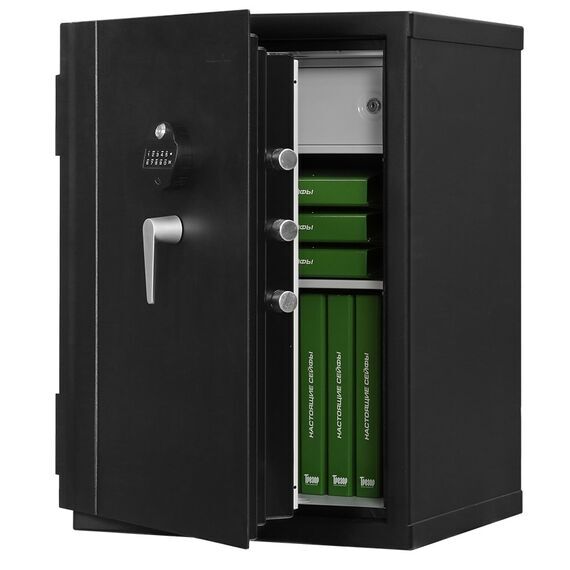 Сейф Kaso PTK E3 309 чёрного цвета с электронным замком, Версия PTK: Чёрный левосторонний электронный