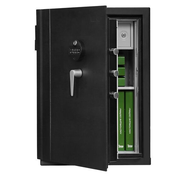 Сейф Kaso PTK E3 309 чёрного цвета с электронным замком, Версия PTK: Чёрный левосторонний электронный