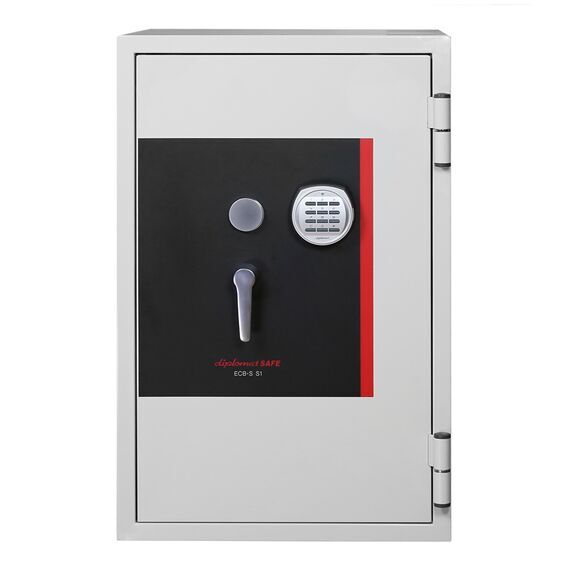 Огневзломостойкий cейф Diplomat SS080 с ключом и электроникой, Вариант исполнения: С электронным и ключевым замками
