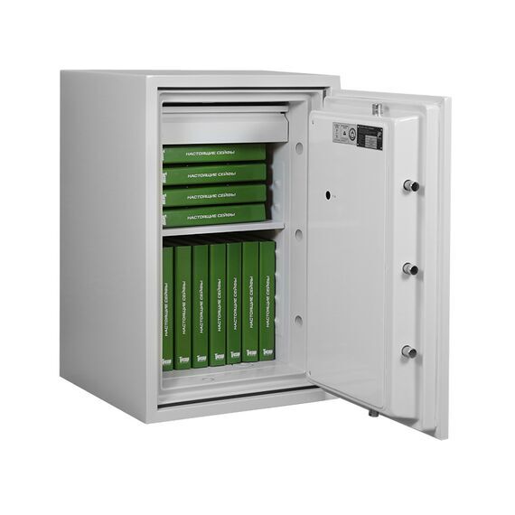 Огневзломостойкий cейф Diplomat SS080 с ключом и электроникой, Вариант исполнения: С электронным и ключевым замками